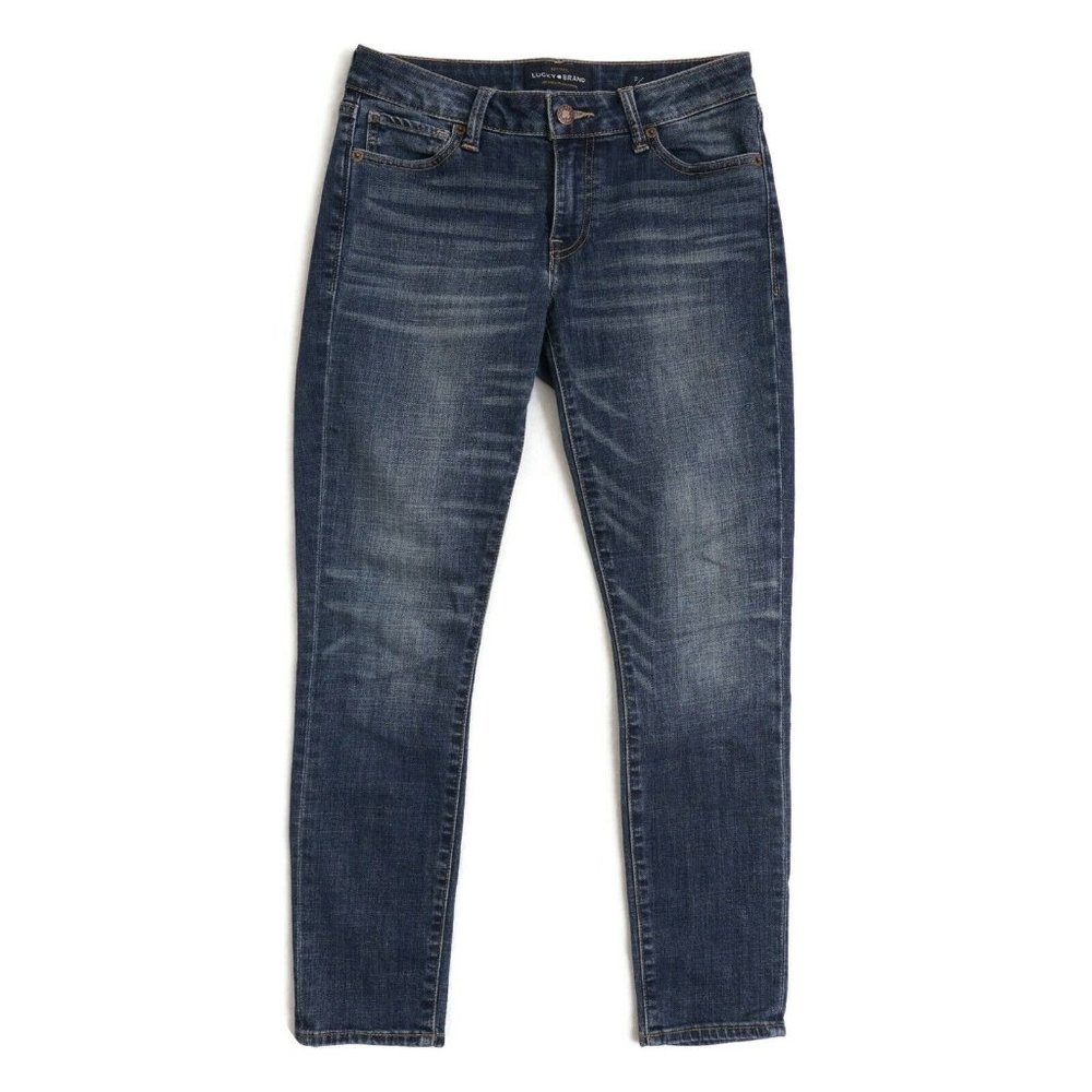 Lucky Brand Womens Lolita Crop Jeans Blue Stretch